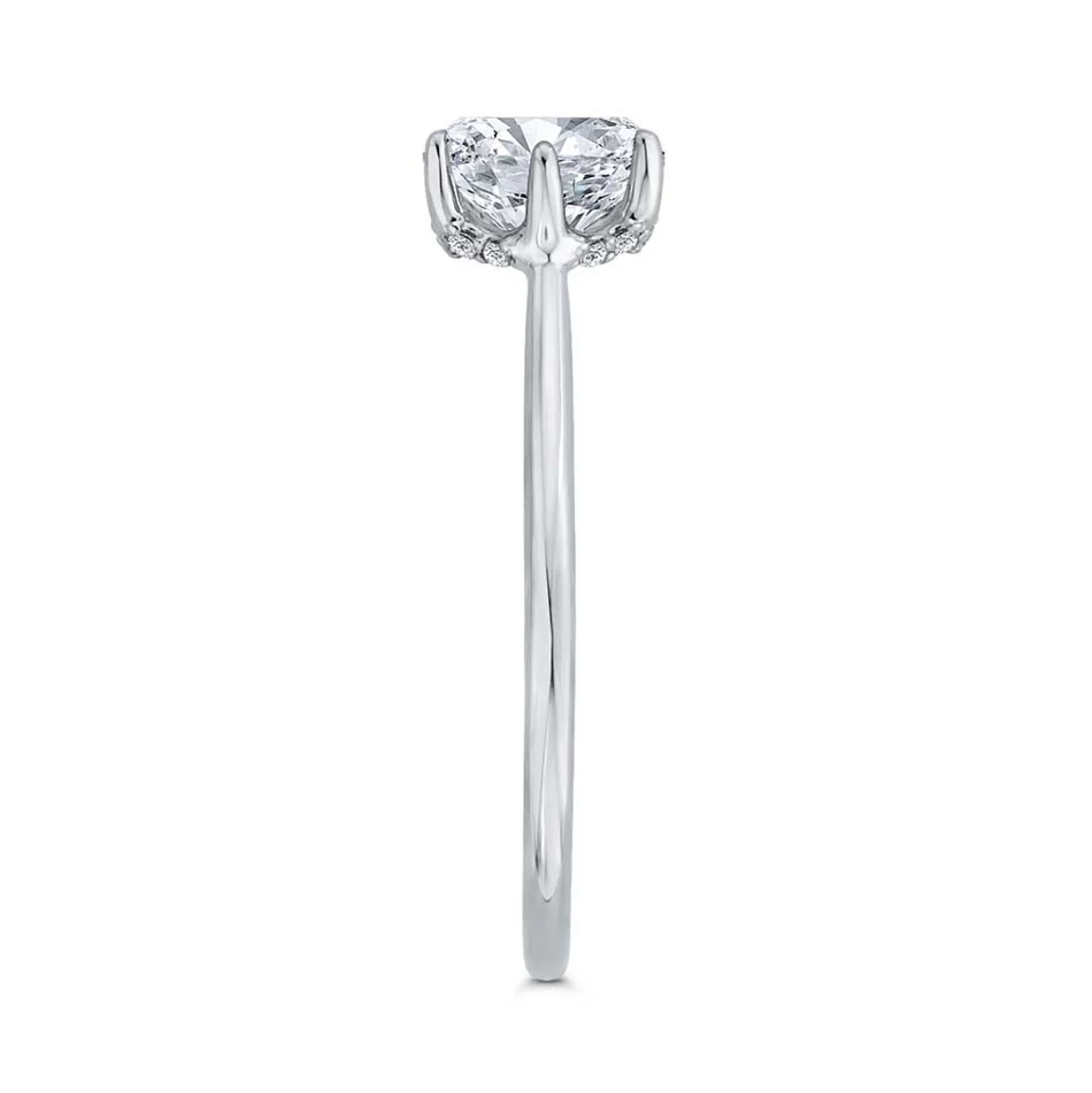 Bella Ponte "The Whisper Crown" Diamond Engagement Ring Setting 14K