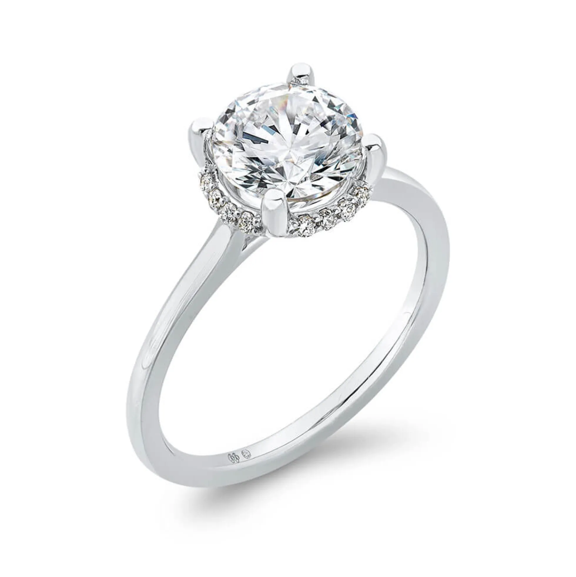 Bella Ponte "The Whisper" Diamond Engagement Ring Setting 14K