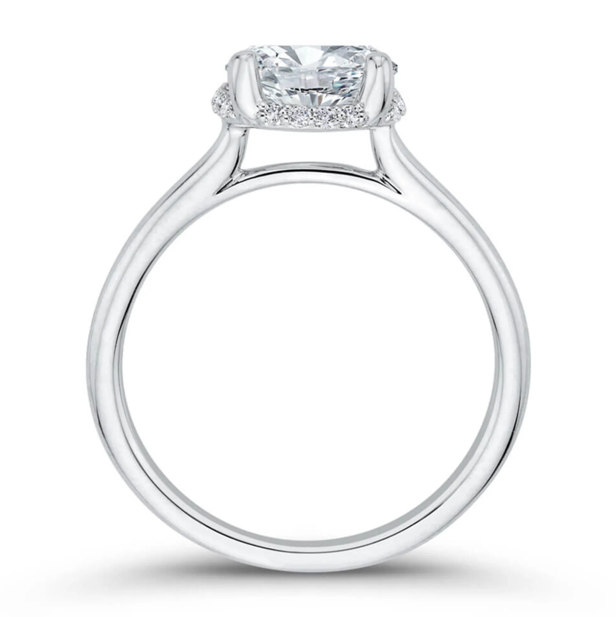 Bella Ponte "The Whisper" Diamond Engagement Ring Setting 14K