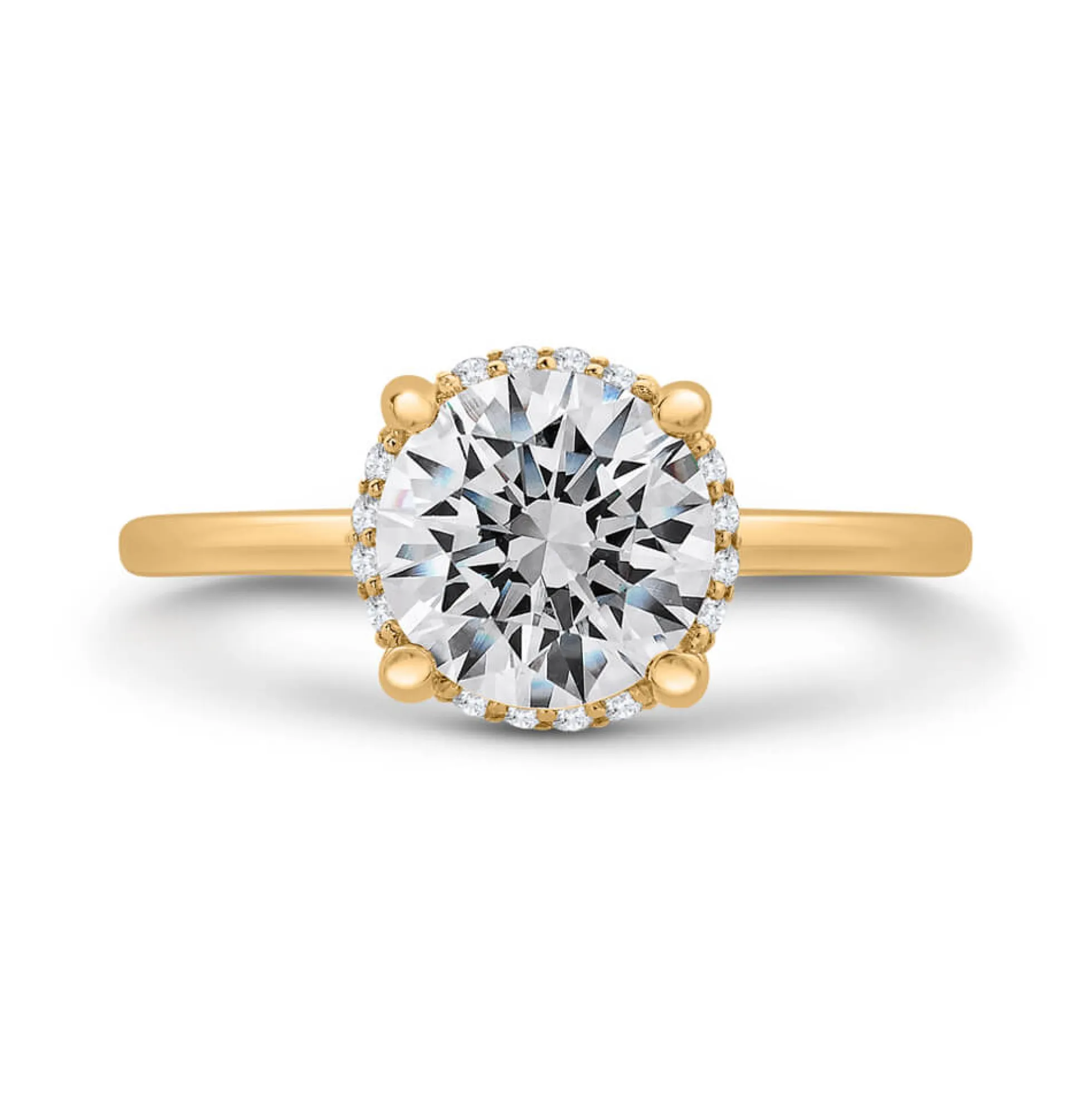 Bella Ponte "The Whisper" Diamond Engagement Ring Setting 14K