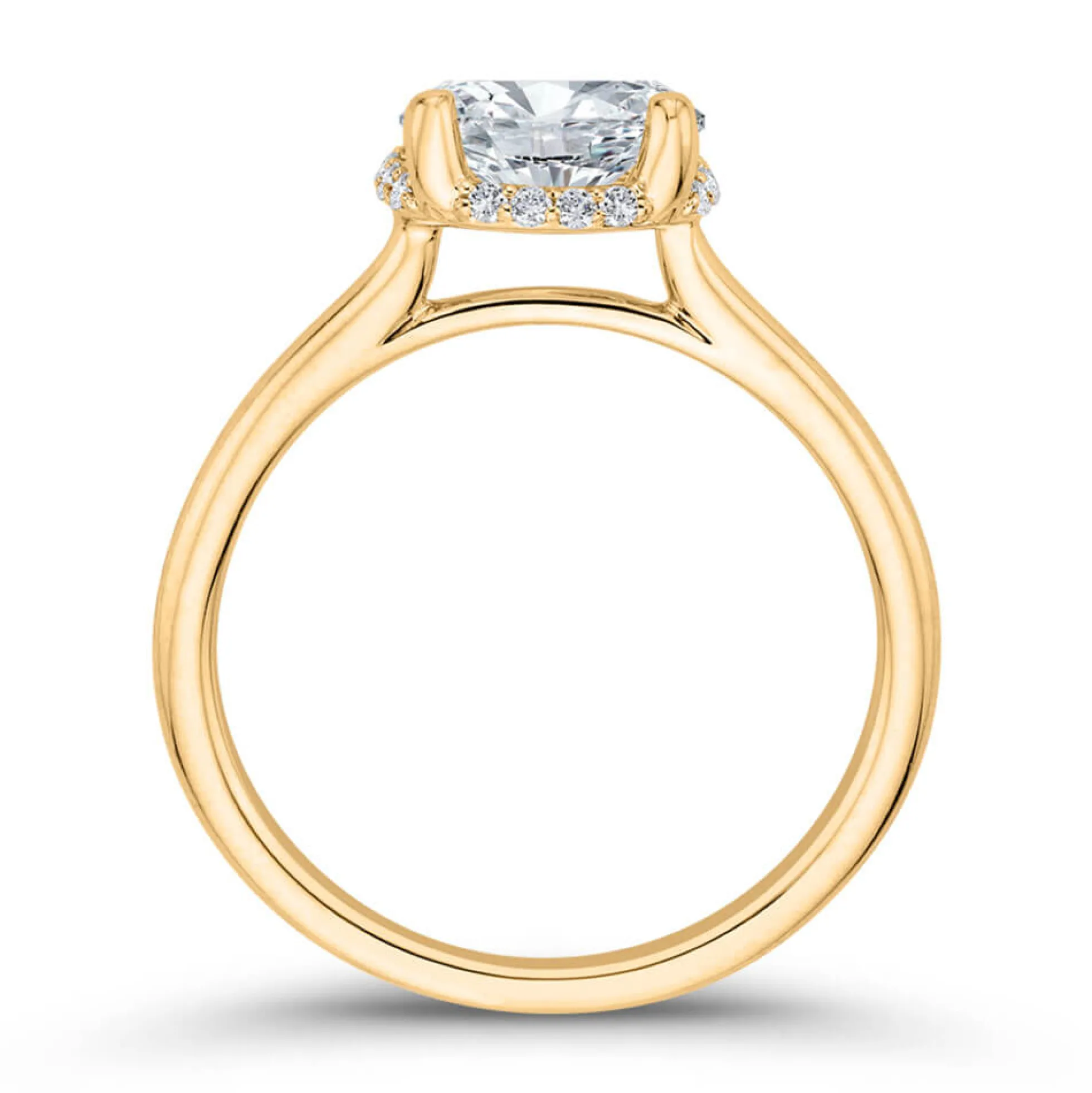 Bella Ponte "The Whisper" Diamond Engagement Ring Setting 14K