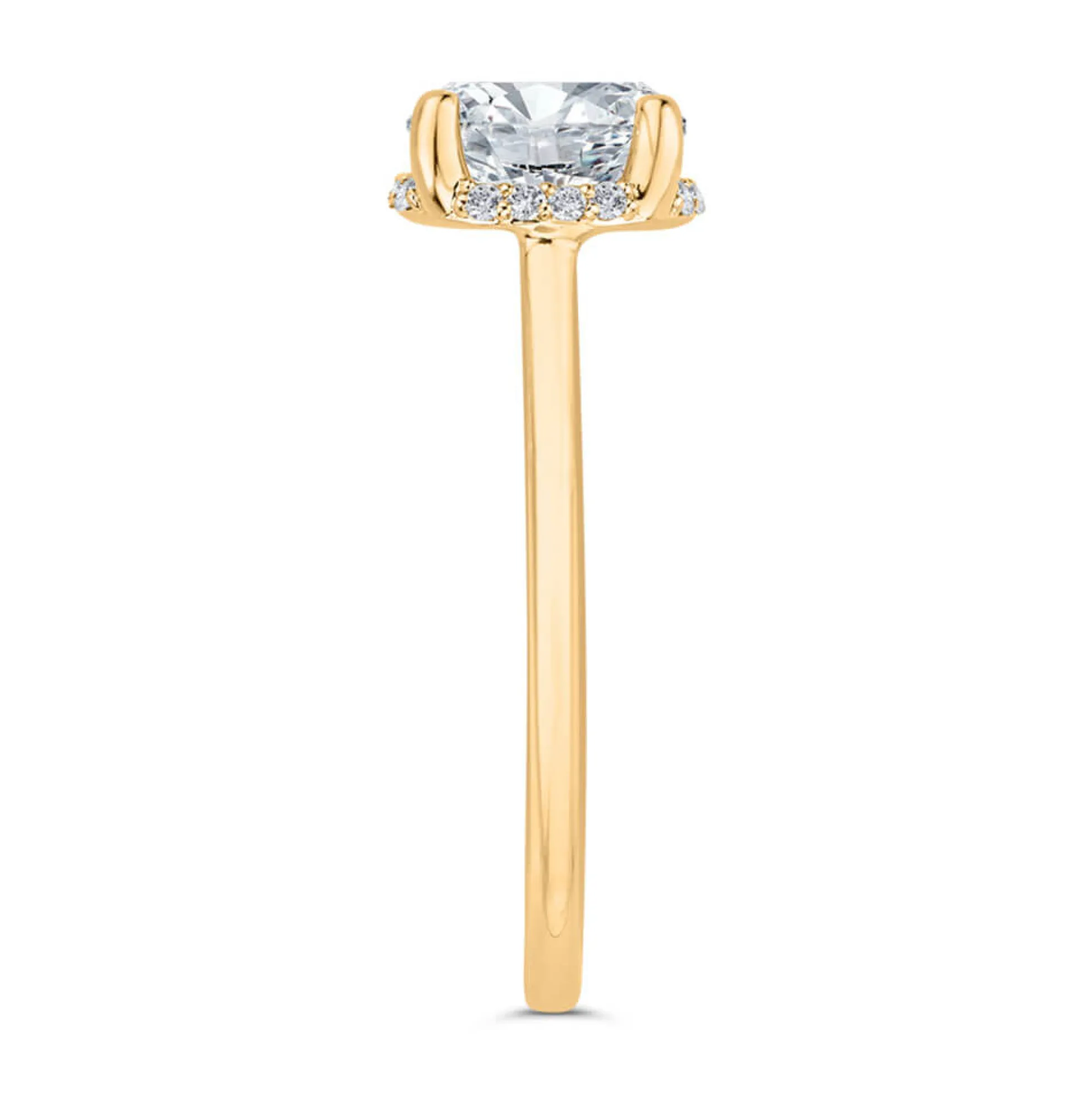 Bella Ponte "The Whisper" Diamond Engagement Ring Setting 14K