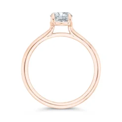 Bella Ponte "The Whisper" Rose Gold Engagement Ring Setting 14K