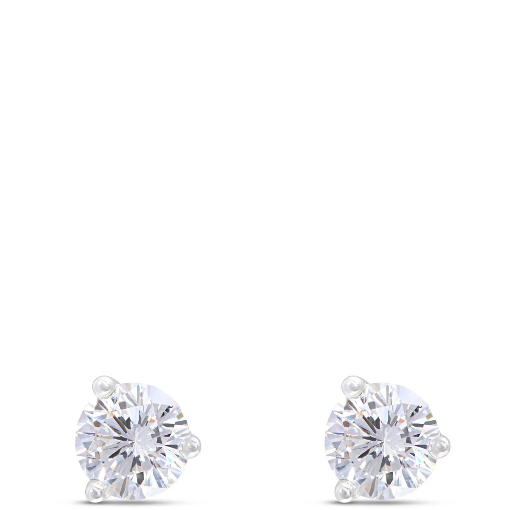 Ben Bridge Signature Diamond Studs, 18k White Gold