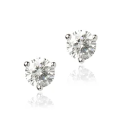 Ben Bridge Signature Diamond Studs, 3/4 Carat Total Weight, in 18K White Gold