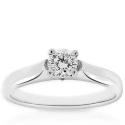 Ben Bridge Signature Diamond™ Ring in Platinum, 1/2 ct.
