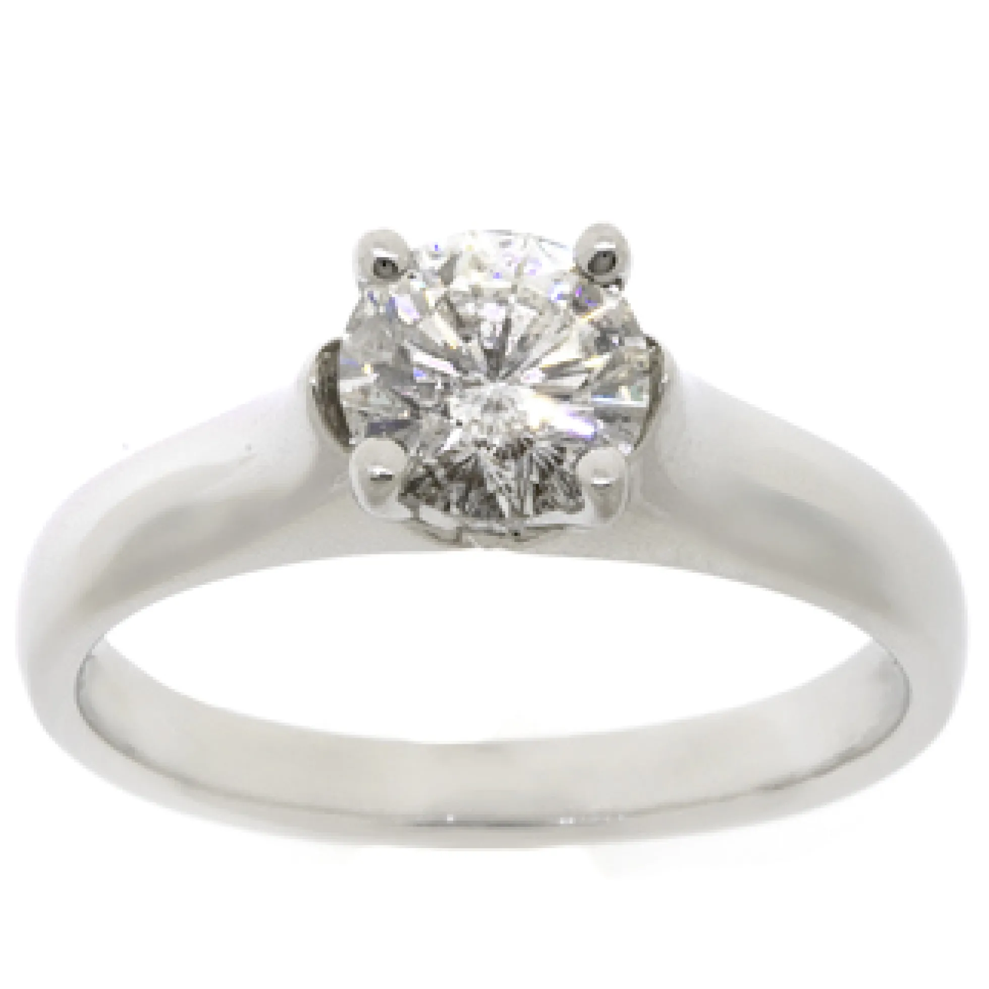 Ben Bridge Signature Diamond™ Solitaire Ring in Platinum, 3/4 ct.