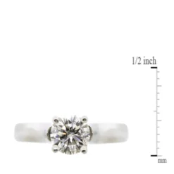 Ben Bridge Signature Diamond™ Solitaire Ring in Platinum, 3/4 ct.