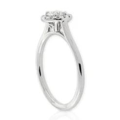 Ben Bridge Signature Diamond Halo Ring 18K