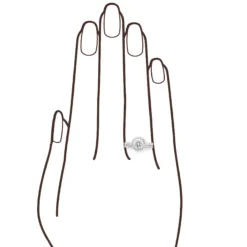 Ben Bridge Signature Diamond Bridal Set 18K