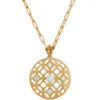 Ben Bridge Signature Diamond Pendant Necklace on Paperclip Chain, 18K Yellow Gold