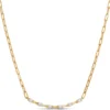 Ben Bridge Signature Round Cut Diamond Paperclip Necklace, 18K Yellow Gold