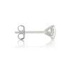 Bezel Set Classic Round Diamond Studs, ½ Carat, 14K White Gold