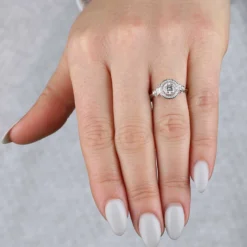 Bezel Set Diamond Ring 14K