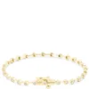 Bezel Set Diamond Tennis Bracelet, 7-inches, 14K Yellow Gold