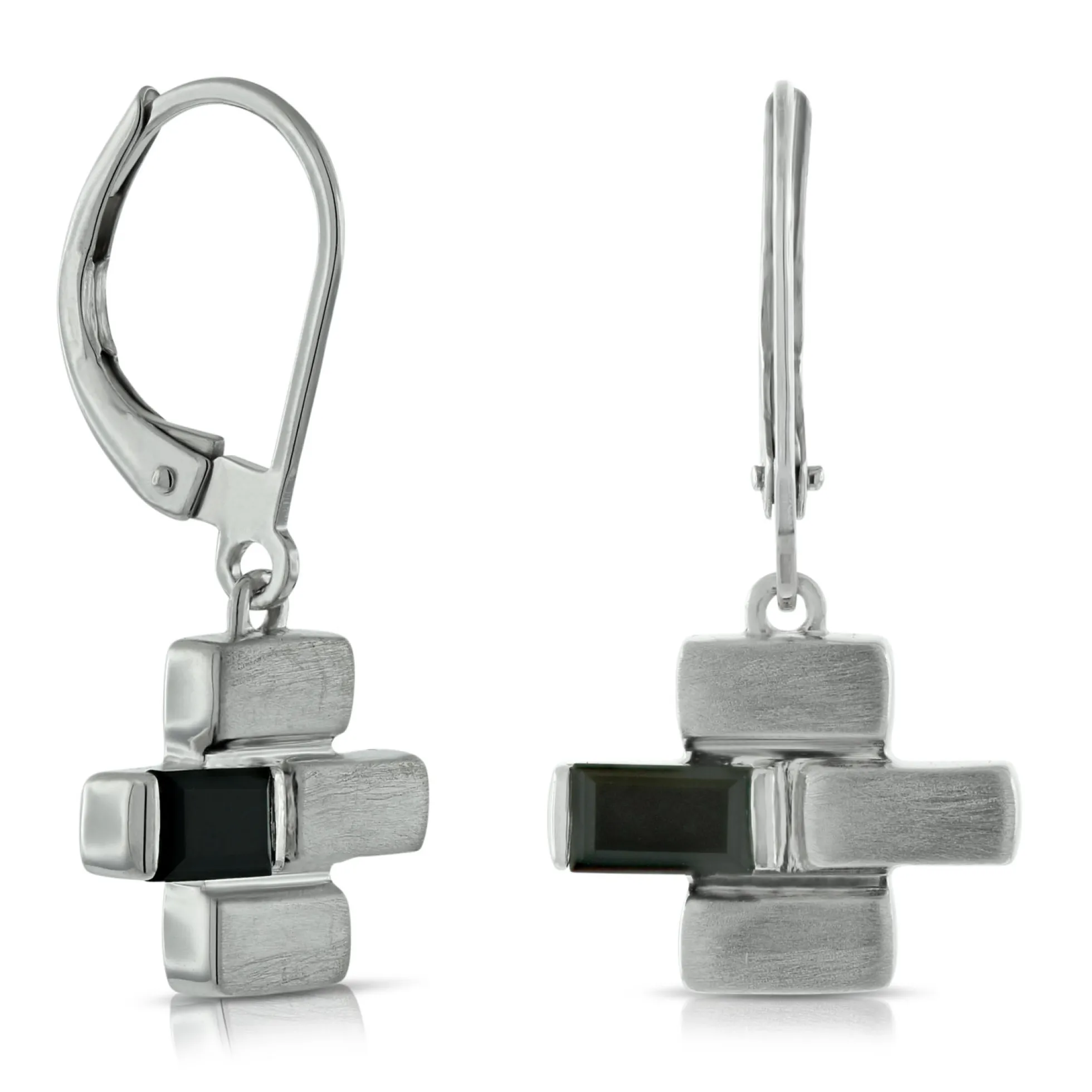 Black Onyx Dangle Earrings