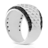 Black Sapphire Fish Scale Ring