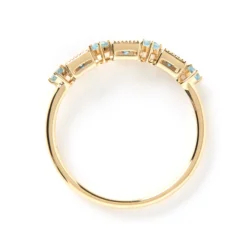 Blue Topaz Ring, 14K Yellow Gold