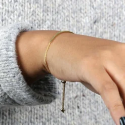 Bolo Bar Bracelet 14K