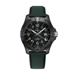 Breitling Avenger Automatic GMT Night Mission Black Dial Watch, 44 mm