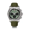 Breitling Avenger B01 Chronograph Watch Green Dial Green Leather Strap, 44mm