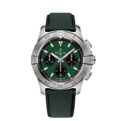 Breitling Avenger BO1 Chronograph Green Dial Calf Leather Strap, 42 mm
