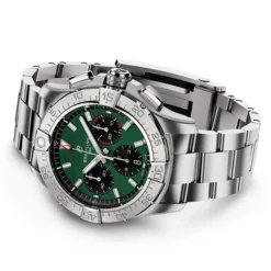 Breitling Avenger BO1 Chronograph Green Dial Stainless Steel Bracelet, 42 mm