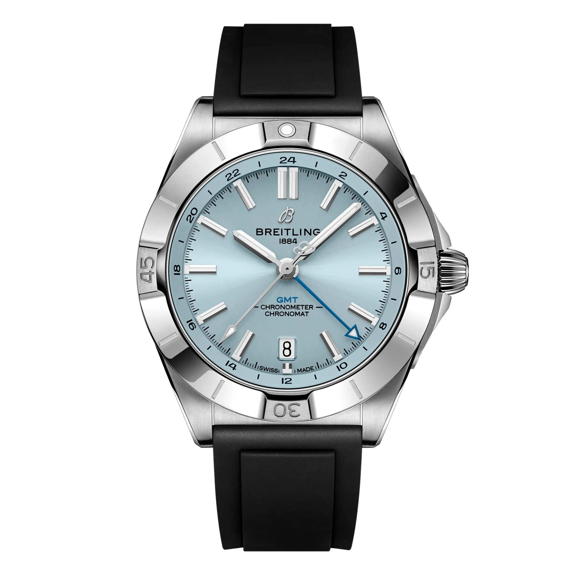 Breitling Chronomat Automatic GMT Blue Dial Watch, 40mm