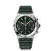 Breitling Chronomat B01 Green Dial Rubber Strap Watch, 42mm