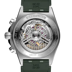 Breitling Chronomat B01 Green Dial Rubber Strap Watch, 42mm