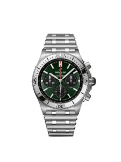 Breitling Chronomat B01 42 Stainless Steel Green Dial Watch, 42mm