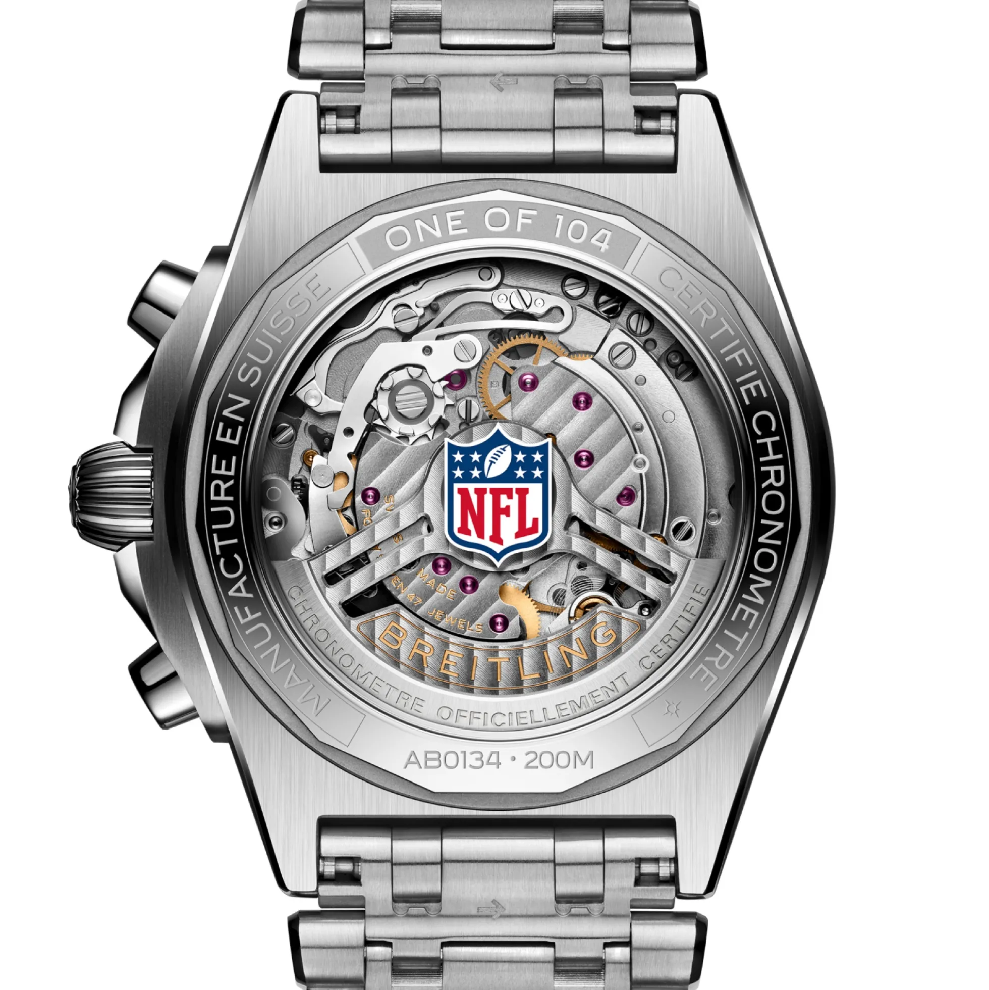 Breitling Chronomat Seattle Seahawks Navy Dial Watch, 42mm