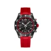 Breitling Endurance Pro Black Dial And Red Rubber Strap Watch, 38 mm