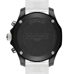 Breitling Endurance Pro Black Dial And White Rubber Strap Watch, 38mm