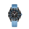 Breitling Endurance Pro Black Dial Turquoise Rubber Strap Watch. 38mm