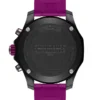 Breitling Endurance Pro Black Dial And Purple Rubber Strap Watch, 38mm