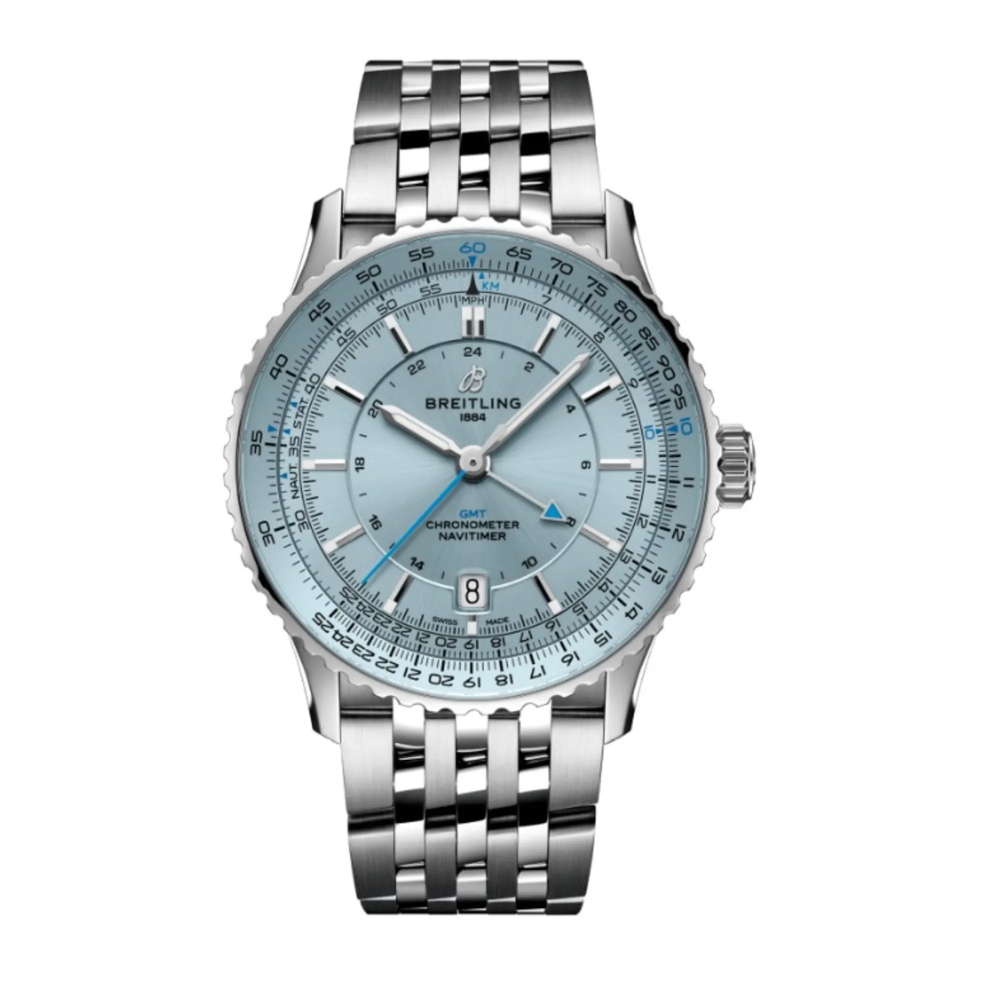Breitling Navitimer Automatic Ice Blue Dial Watch, 41mm