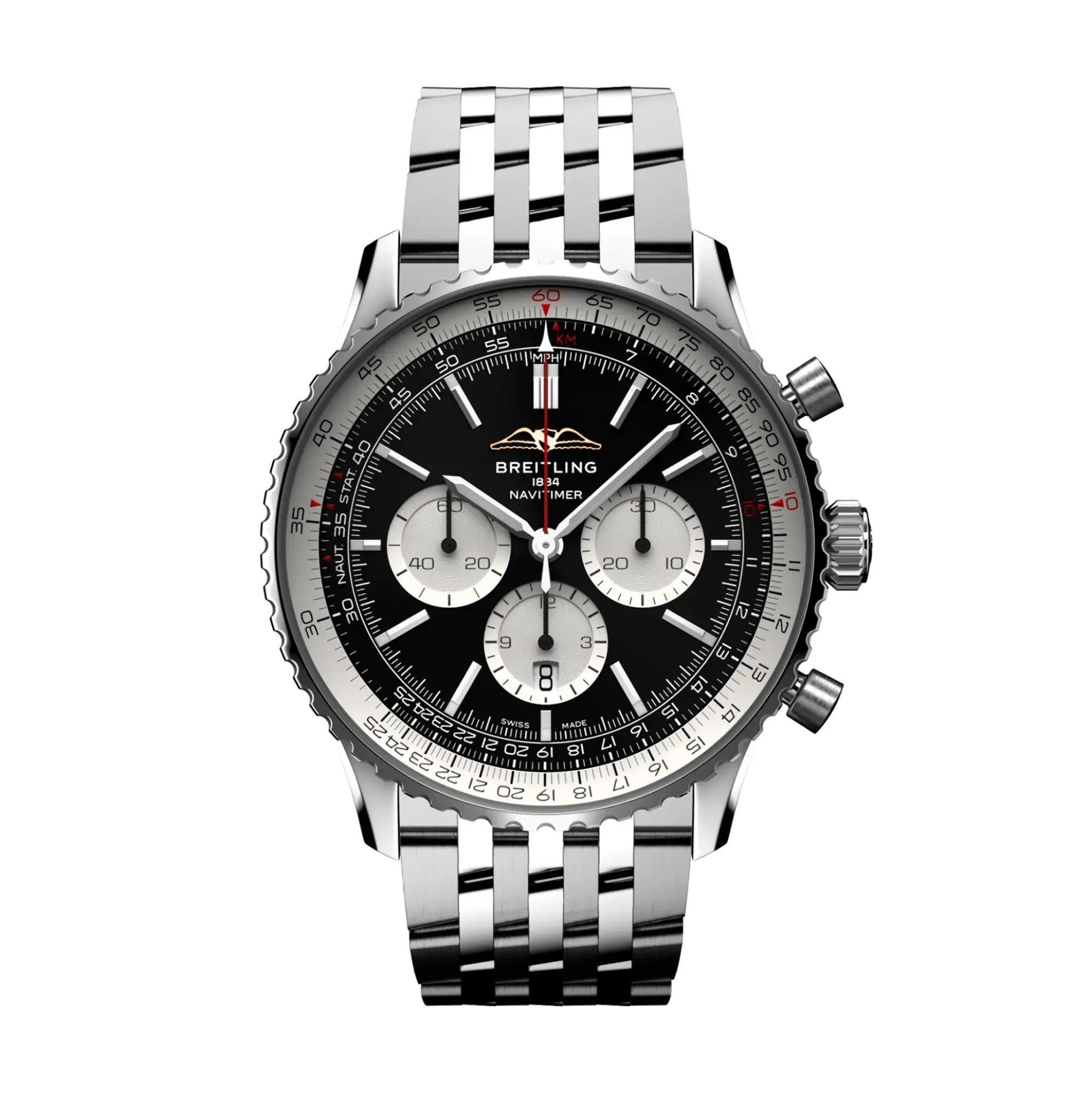 Breitling Navitimer B01 Chronograph Black Dial Watch, 46mm