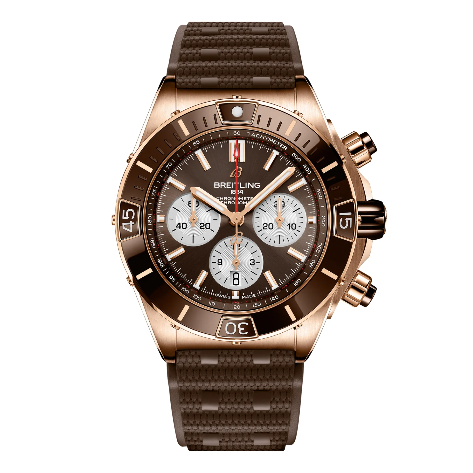 Breitling Super Chronomat B01 Brown Dial Watch, 44mm