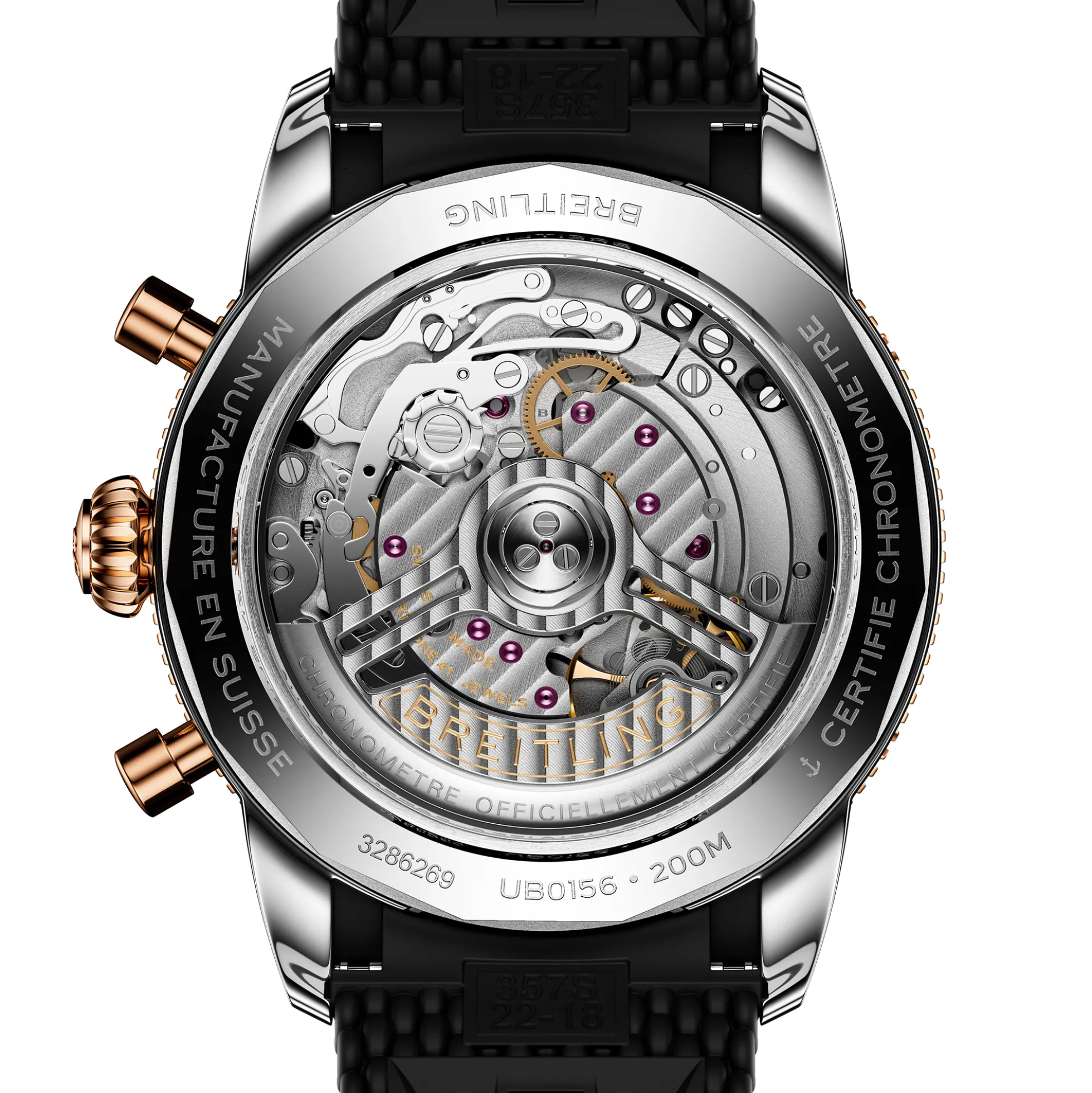 Breitling Superocean Heritage B01 Chronograph Black Dial Watch, 42mm