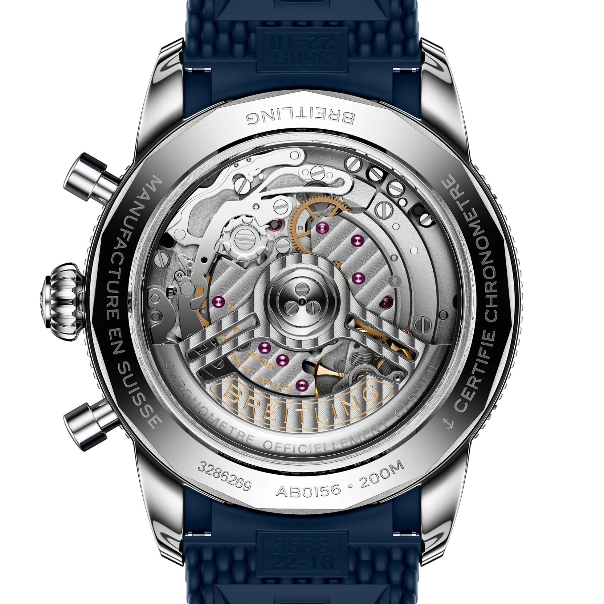 Breitling Superocean Heritage B01 Chronograph Blue Dial Watch, 42mm