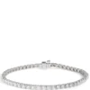 Buttercup Diamond Tennis Bracelet, 14K White Gold