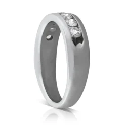 Channel Set Diamond Band 14K