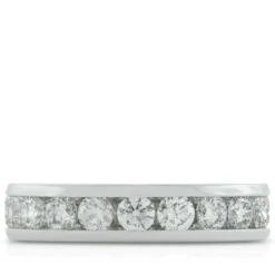 Channel Set Diamond Band 14K, 1.23 ctw.