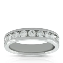 Channel Set Diamond Band 14K, 1.23 ctw.