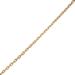 Charm Necklace with 13 Discs, 14K Yellow Gold
