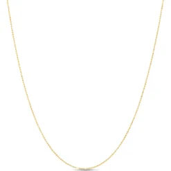 Classic Bead Chain, 1.2mm, 14K Yellow Gold