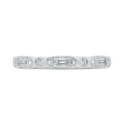 Classic Bella Ponte Bridal Band, ¼ Total Carat Weight, 14K White Gold