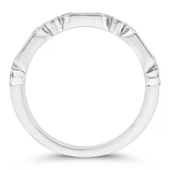 Classic Bella Ponte Bridal Band, ¼ Total Carat Weight, 14K White Gold