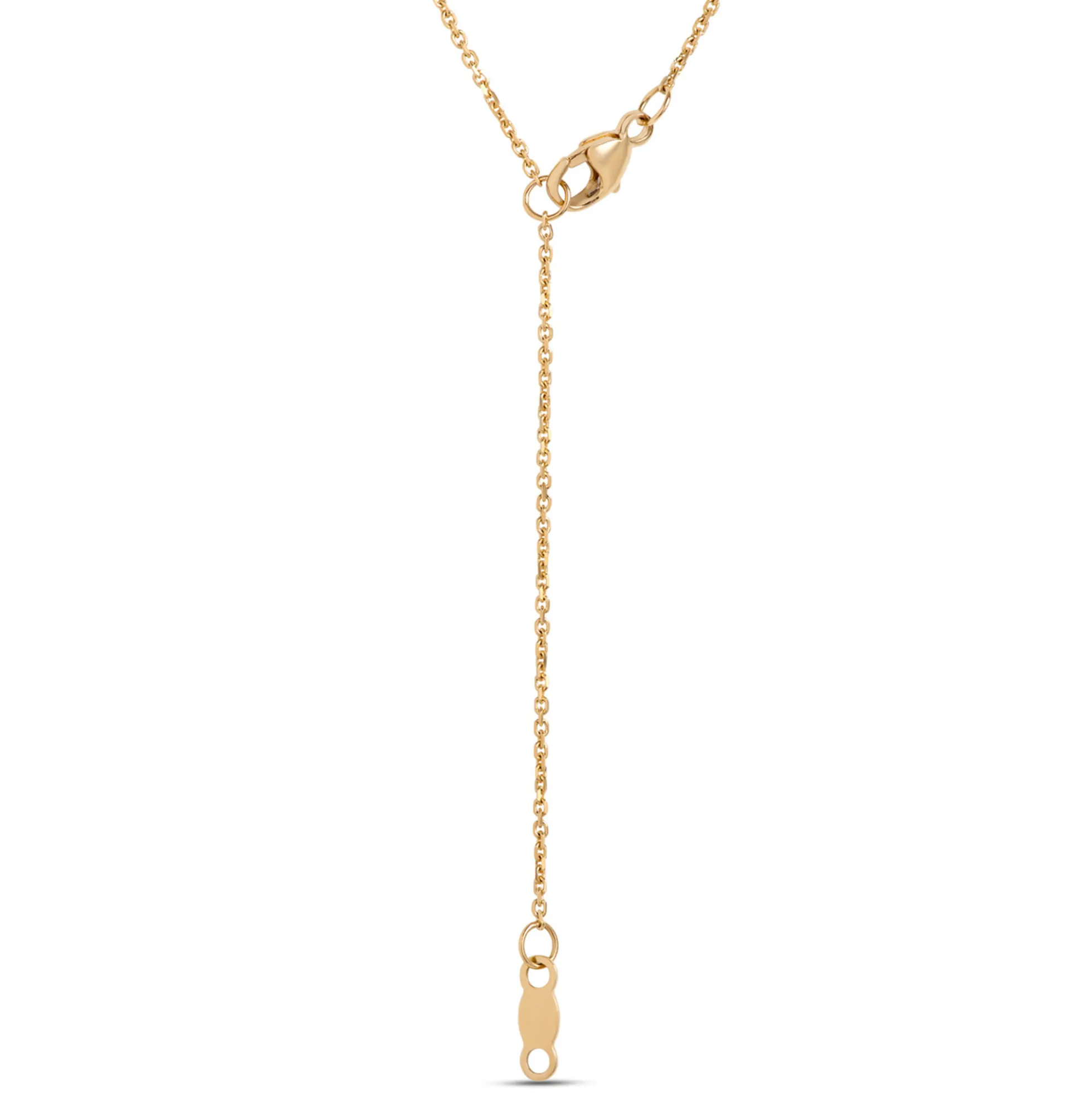 Classic Bezel Set Round Diamond Pendant, ⅓ Carat, 18K Yellow Gold